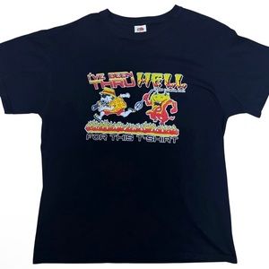 Cayman Island I’ve Been To Hell For This T-Shirt Y2K Era Black/Red Men’s Large